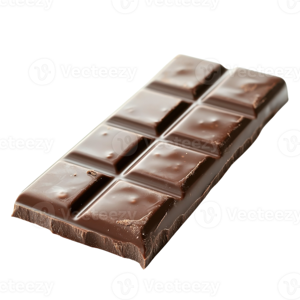 delizioso cioccolato bar isolato su pulito sfondo su trasparente sfondo png