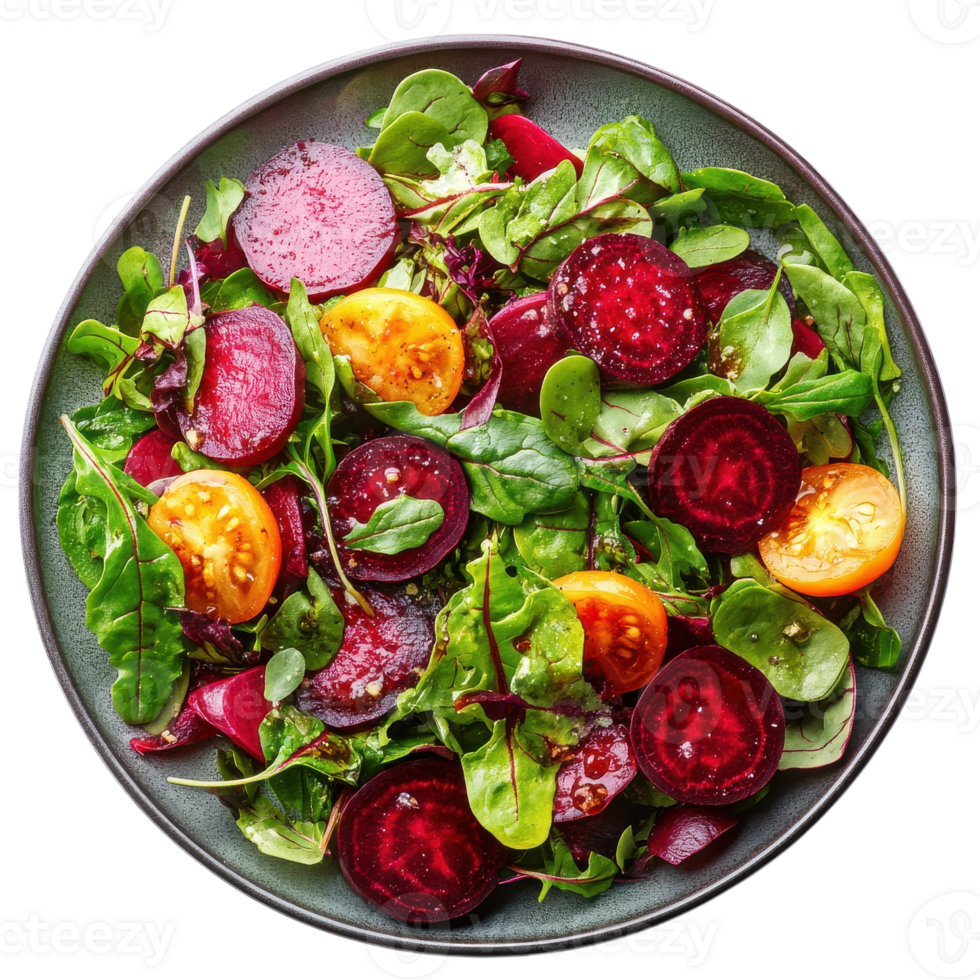 Healthy and Colorful Beet Salad for Nutritious Meals on transparent background png
