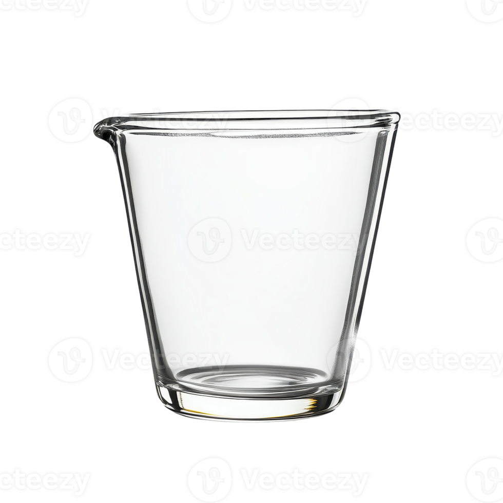 Clear Glass Measuring Cup for Cooking and Baking on transparent background png