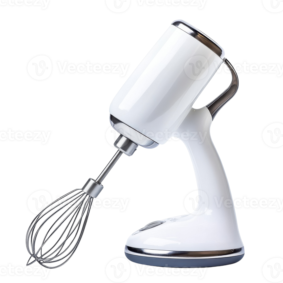 Compact Electric Hand Mixer for Quick Baking Tasks on transparent background png