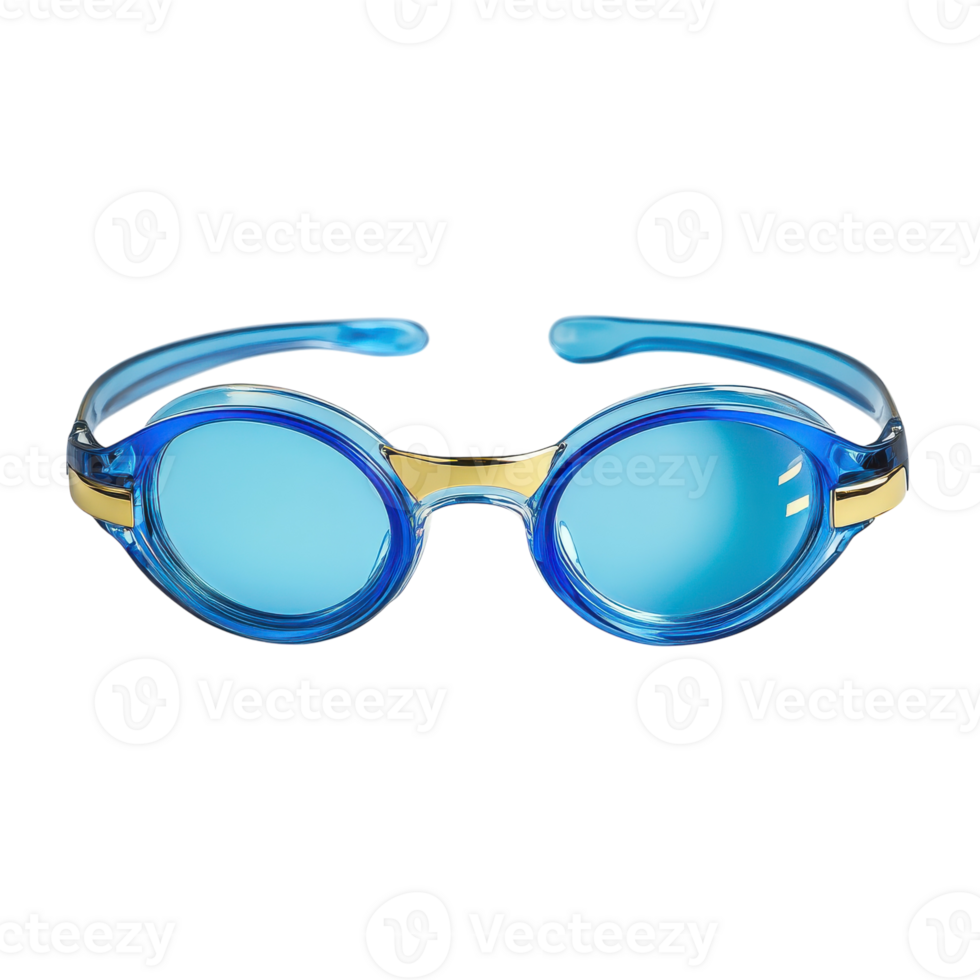 Stylish Swimming Goggles for Aquatic Activities on transparent background png