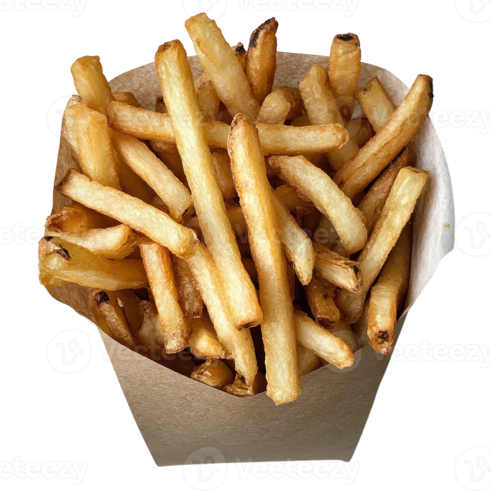 Delicious French Fries Perfect for Any Menu on transparent background png