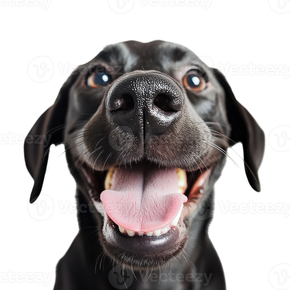 Labrador Retriever Having Fun in a Playful Moment on transparent background png