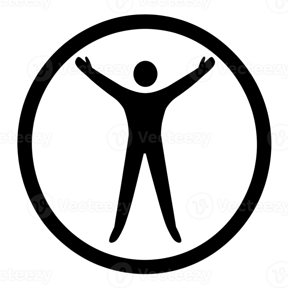 Symbol for inclusivity and accessibility transparent png