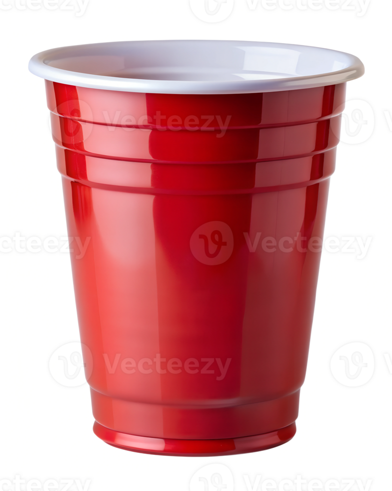 Simple red cup for outdoor gatherings and events png
