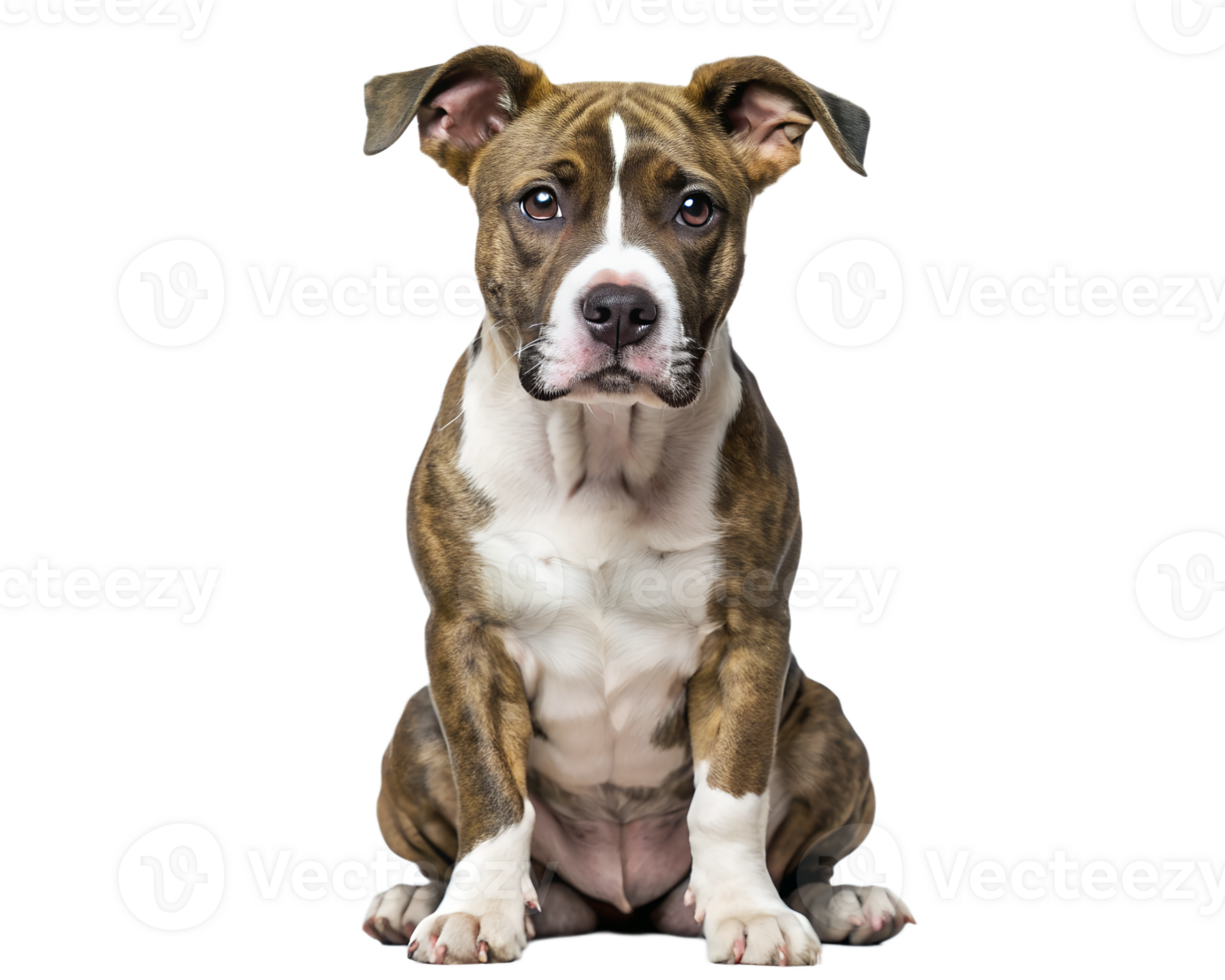 A playful dog sitting on a white background png