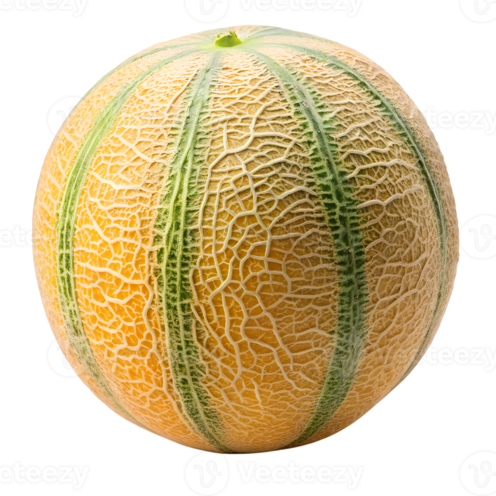 Fresh cantaloupe melon on a white background png