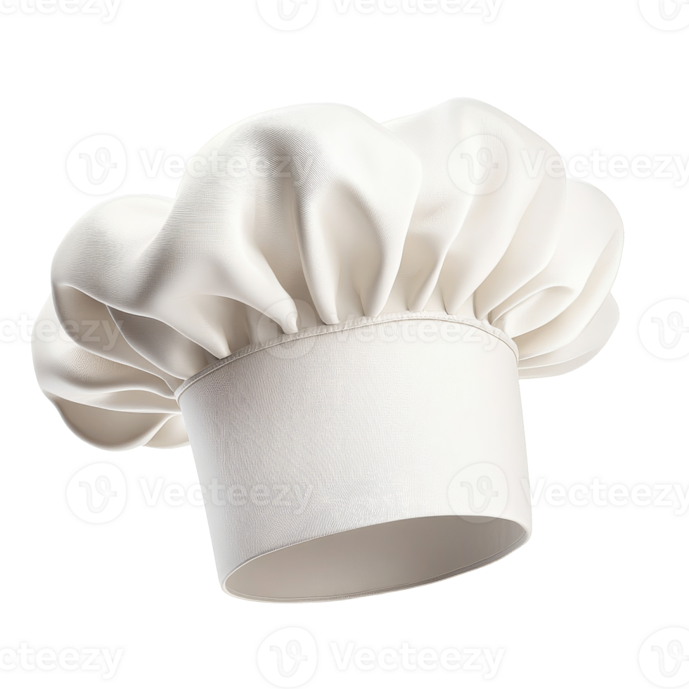 Neutral soft fabric classic chef hat png