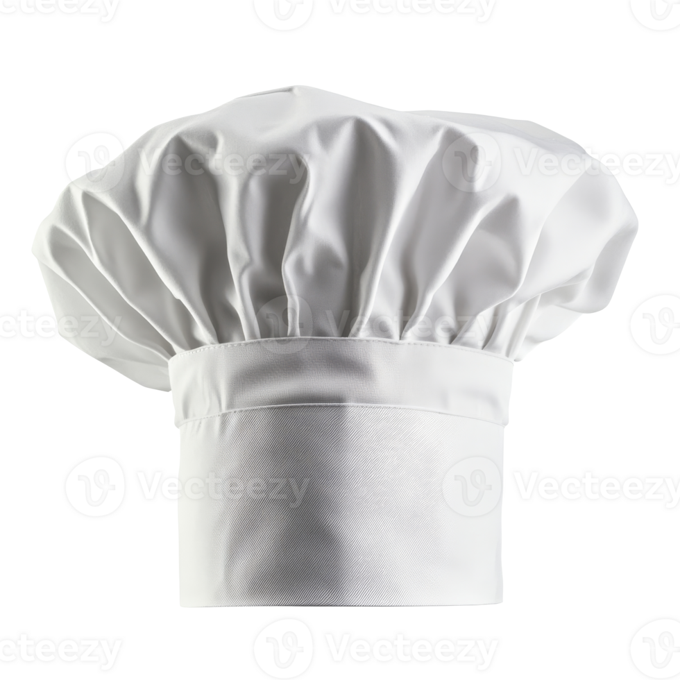 Traditional chef hat for professional culinary use png