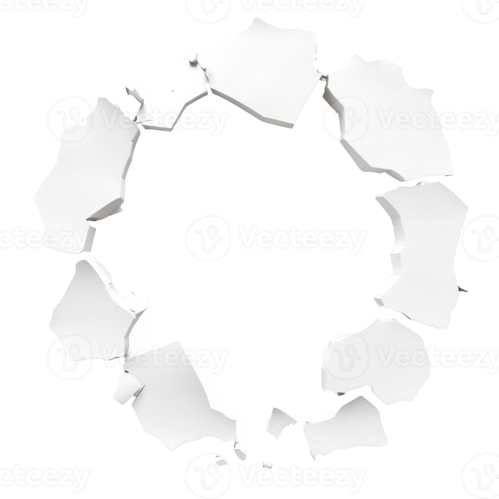 Circle in white shows emptiness png