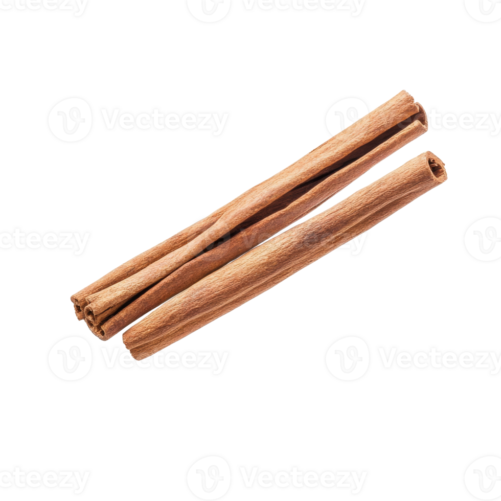 Cinnamon sticks arranged on a white background png
