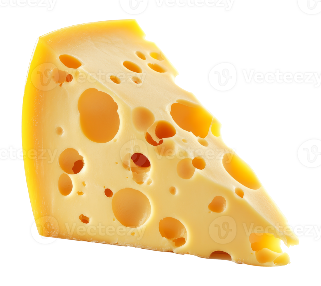 Holey cheese on a white background png