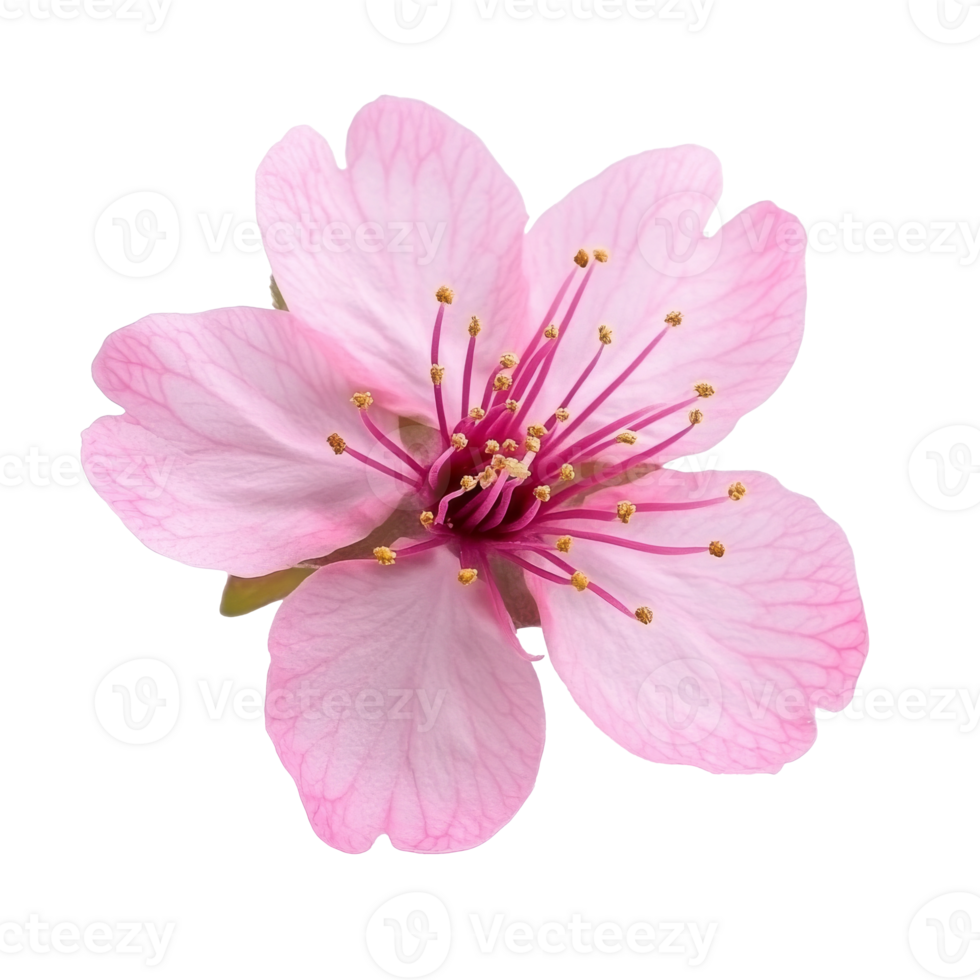 Pink cherry blossoms blooming in spring png