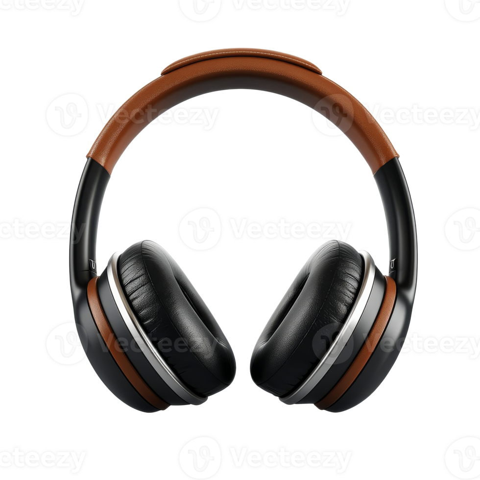 Comfortable, stylish wireless headphones png