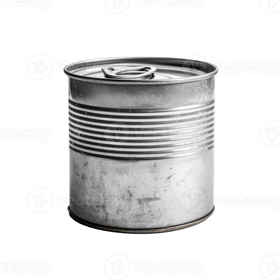 Simple metal canister on a plain background png