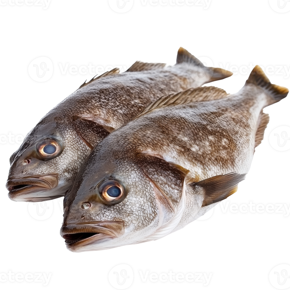 Freshly caught fish prepared for cooking at home png