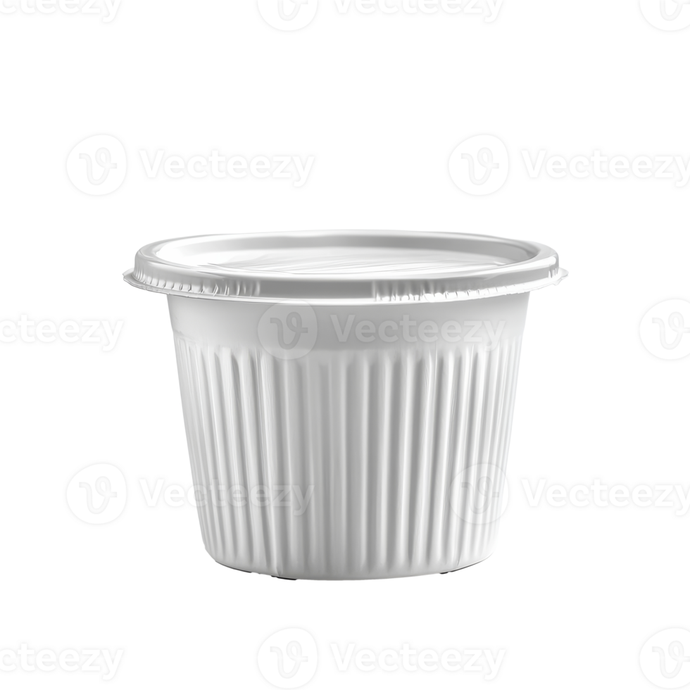 White storage container with a lid png