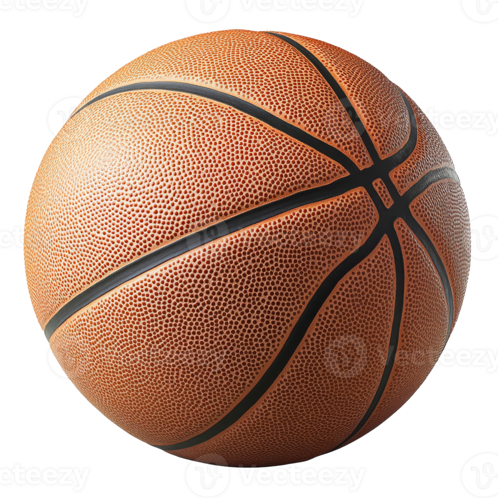 Basketball on a court in daylight png