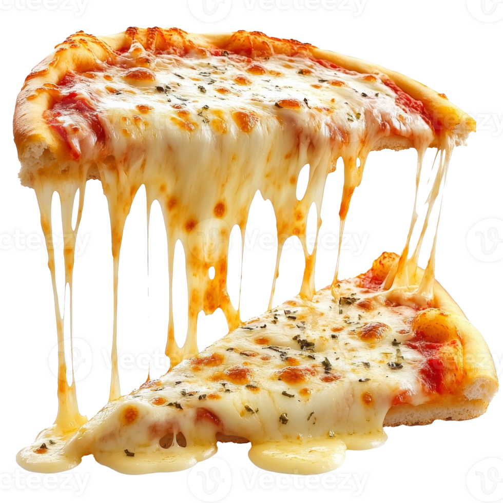 Gooey cheese pizza perfection png