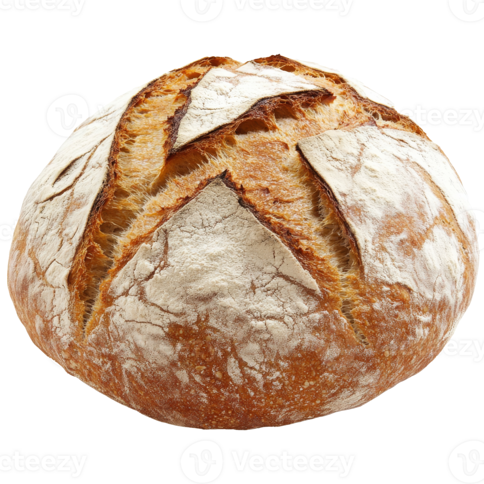 Artisan bread loaf on the table png