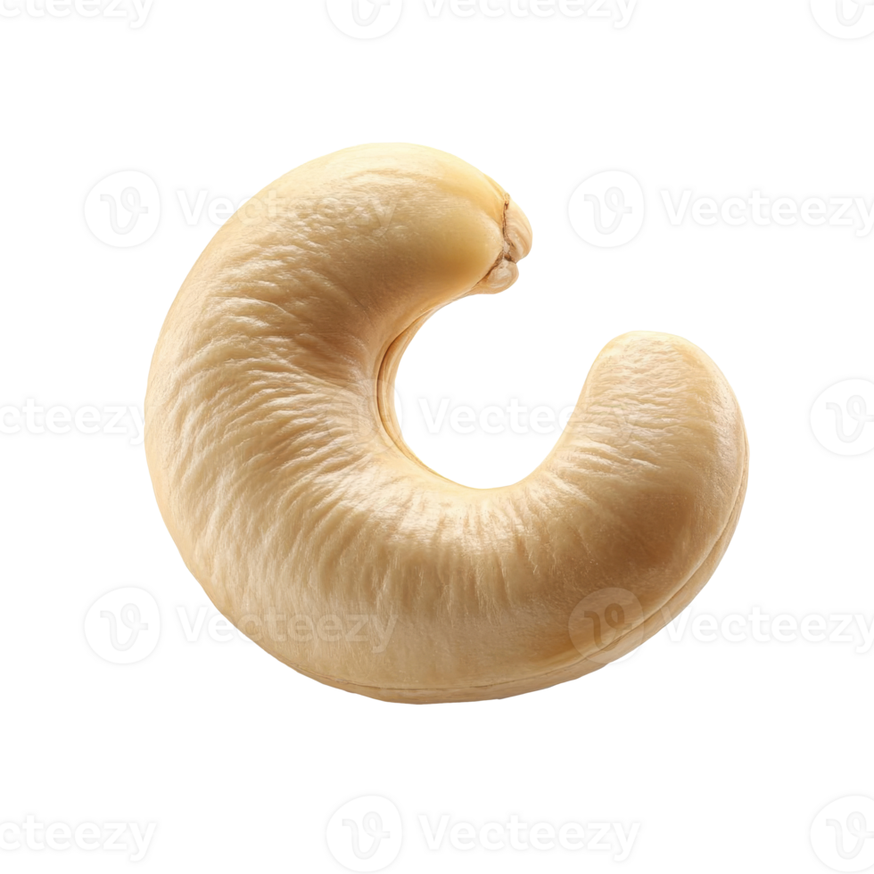 Cashew nut on a white background for culinary use png