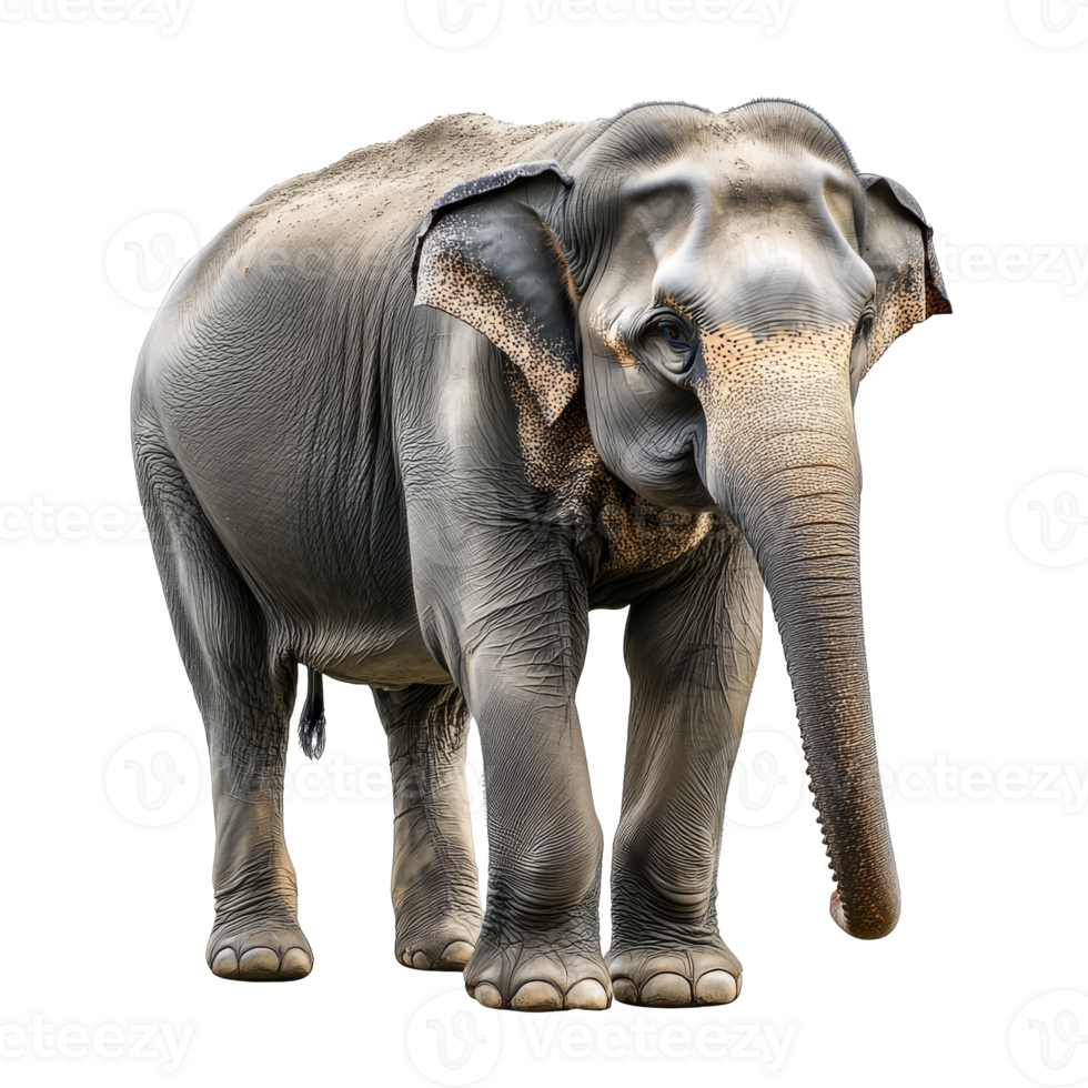 Elephant in natural habitat by day png