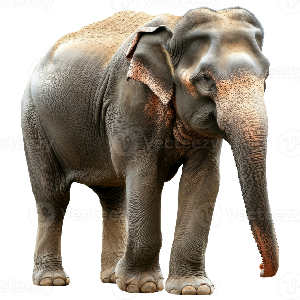 Elephant standing gracefully in a natural habitat png