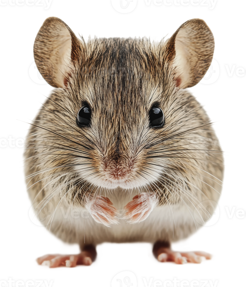 Cute small mammal posing on a white background png