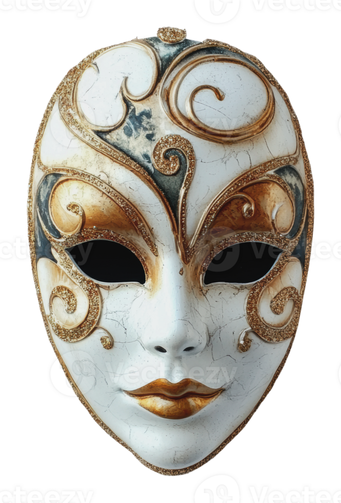 Elegant decorative mask with intricate design png