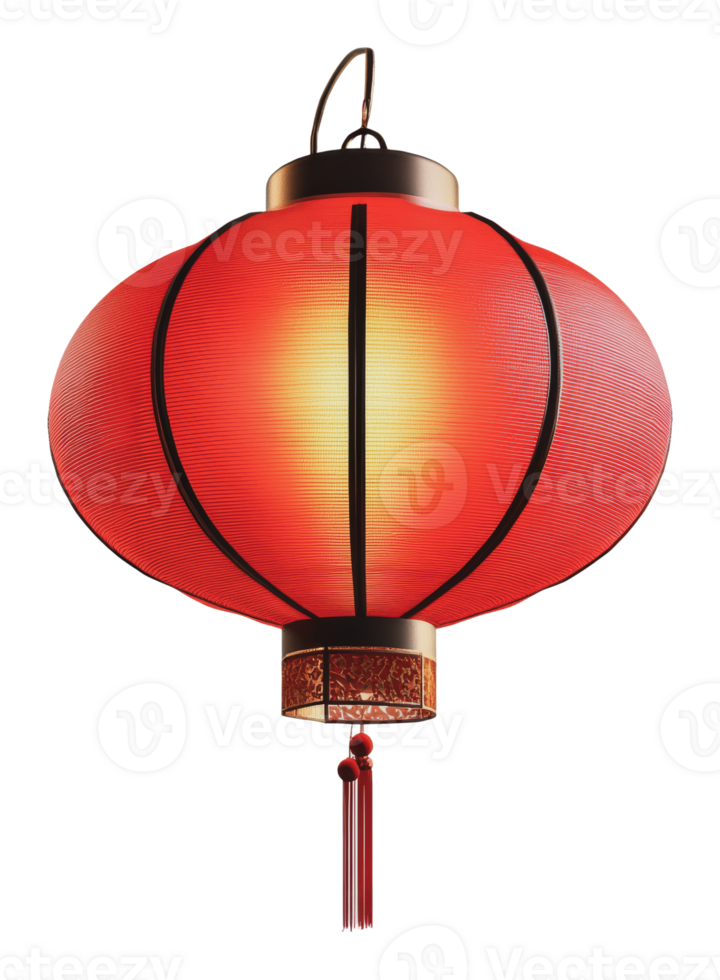 Festive night lit by red lantern png