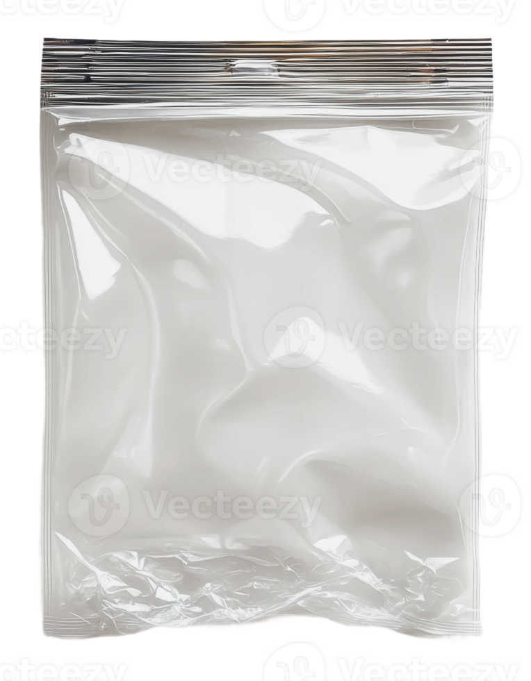 Clear bag for food storage or organizing png