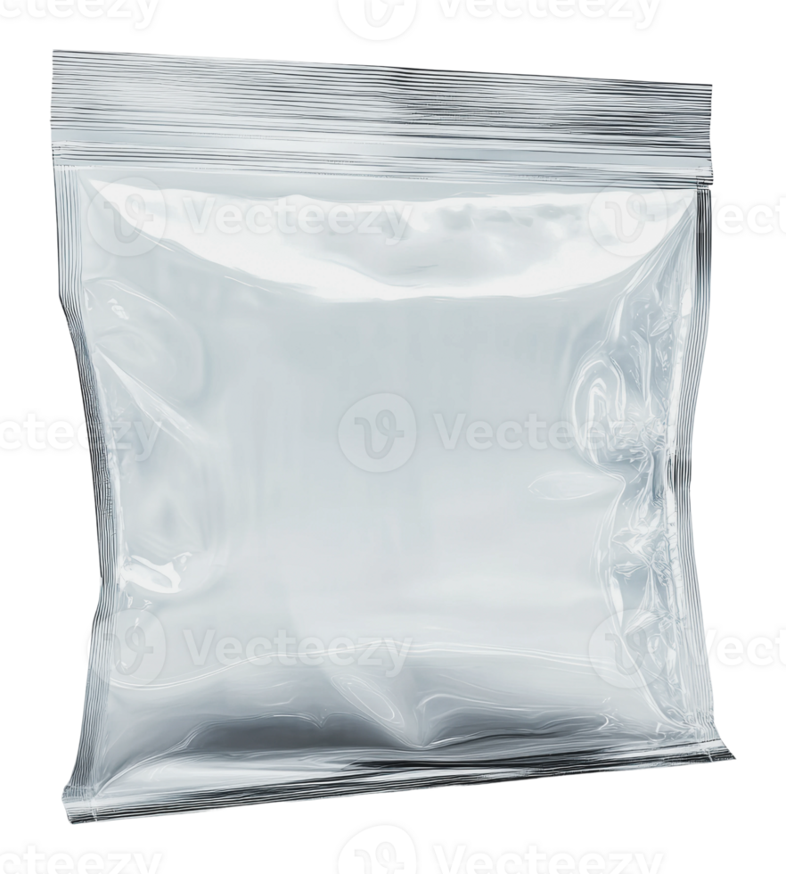 Clear plastic bag ready for various storage needs png