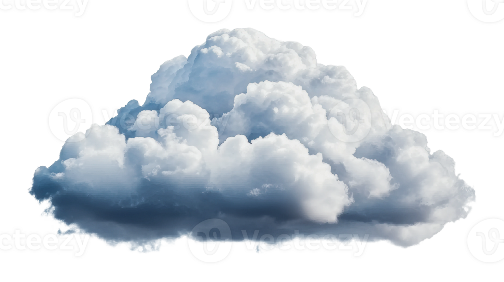Thick gray clouds hovering in a bright sky png