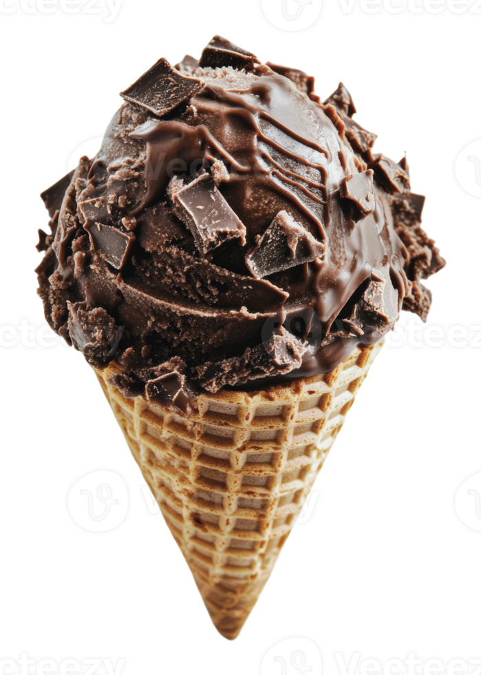 Summer day with chocolate ice cream png