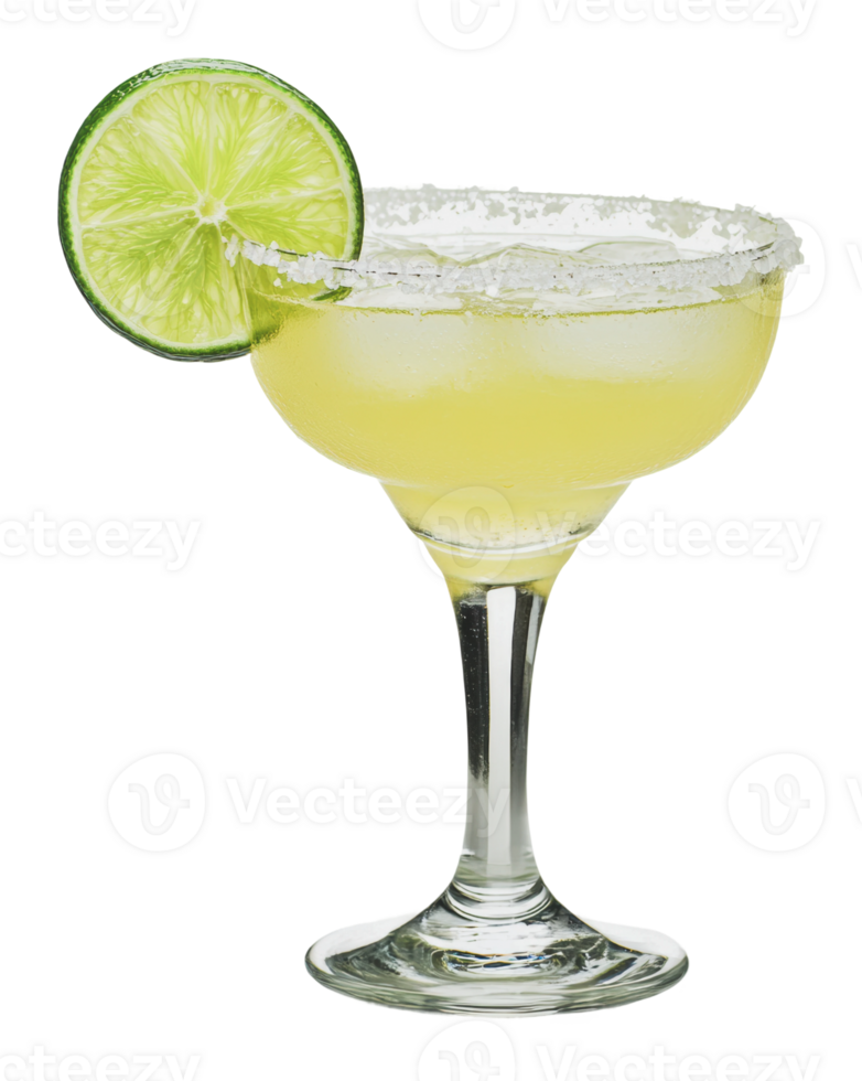 Refreshing margarita served with lime at sunset png