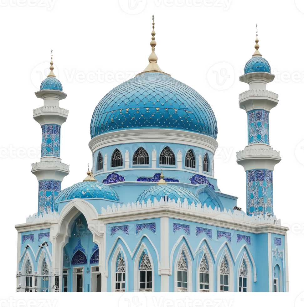 Magnificent blue mosque under clear sky in summer png