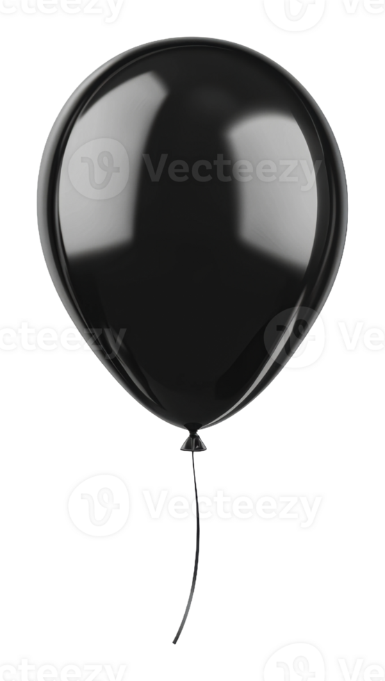 Black balloon at a party png
