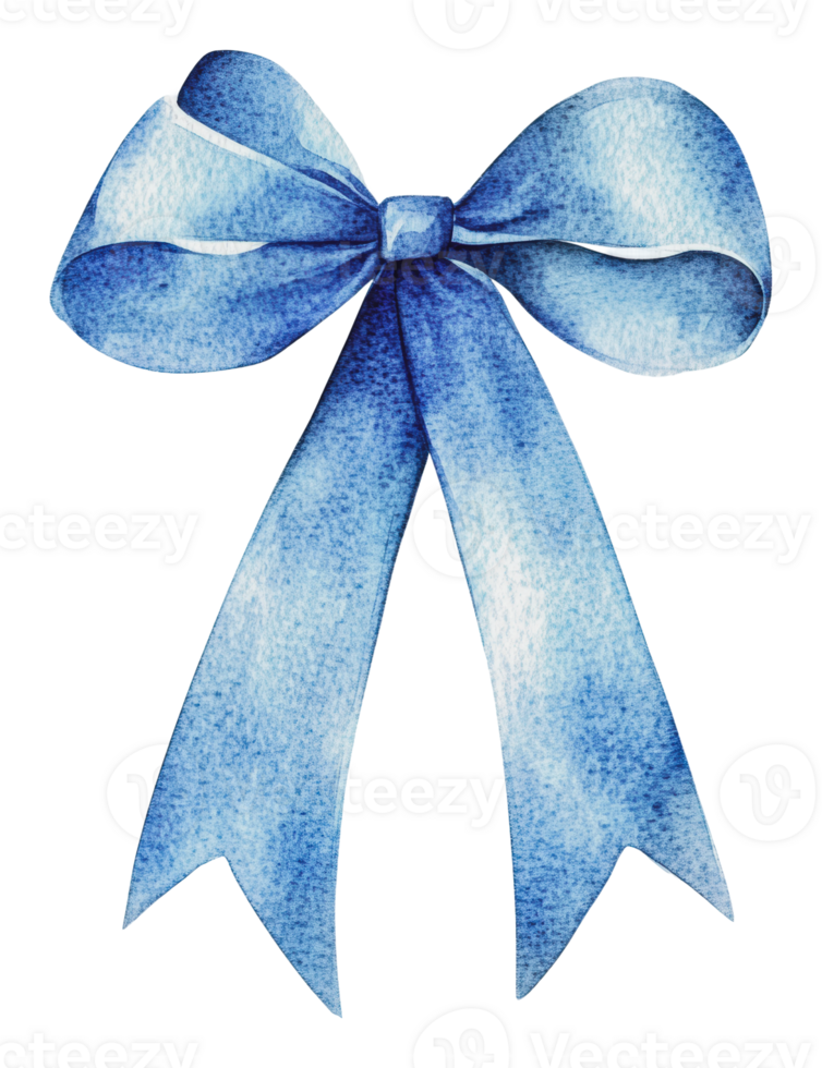 Elegant blue ribbon for special events png