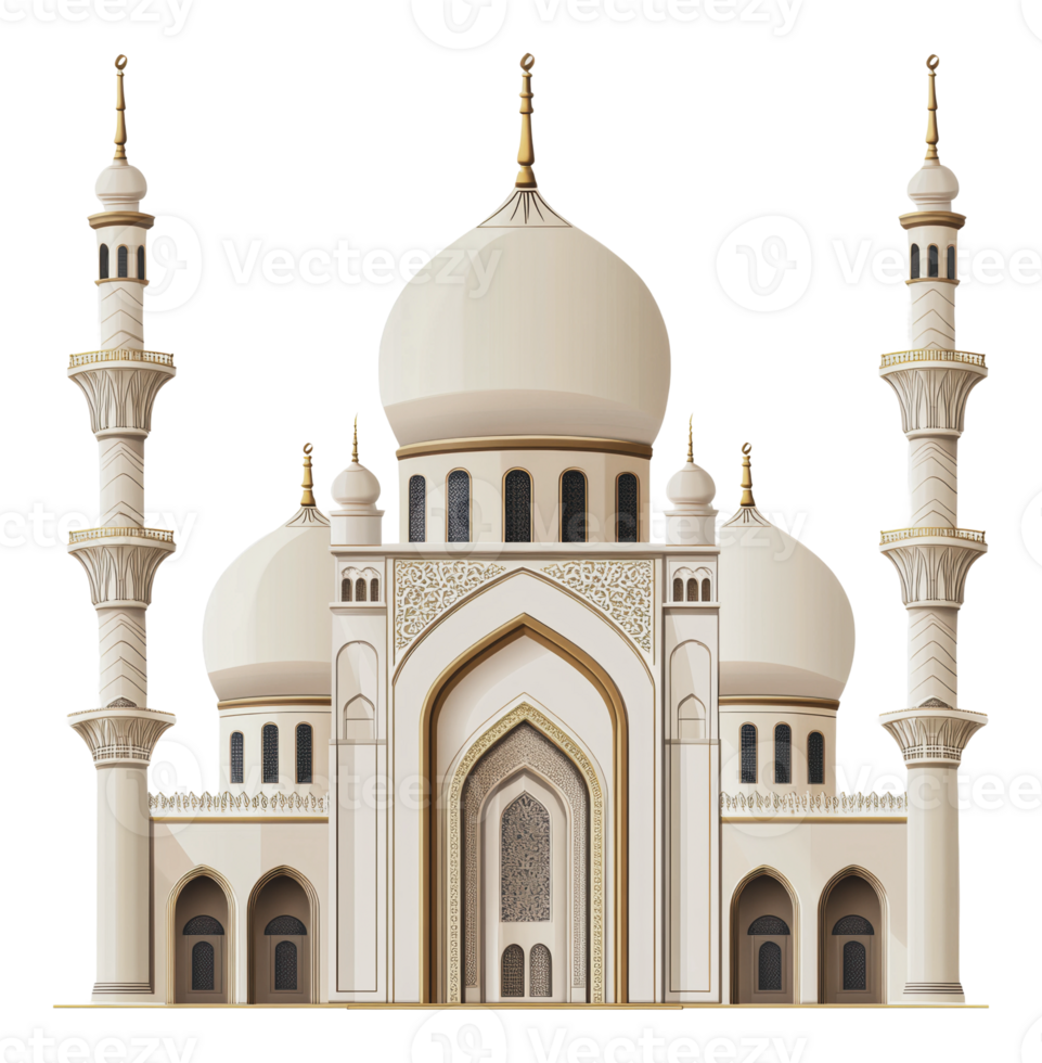 Magnificent architectural design of a grand mosque png