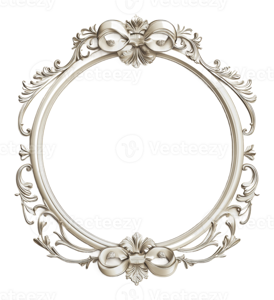 Chic frame for vintage art display png