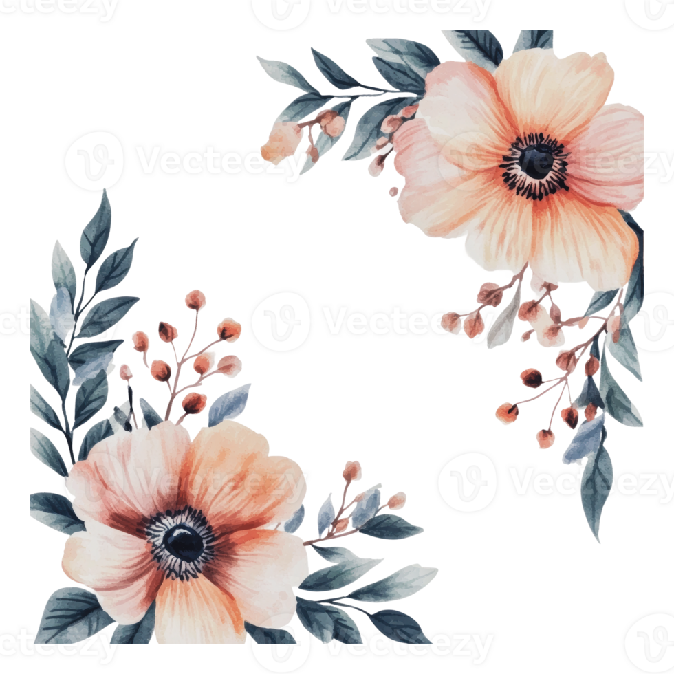 Pink floral arrangement with leaves png
