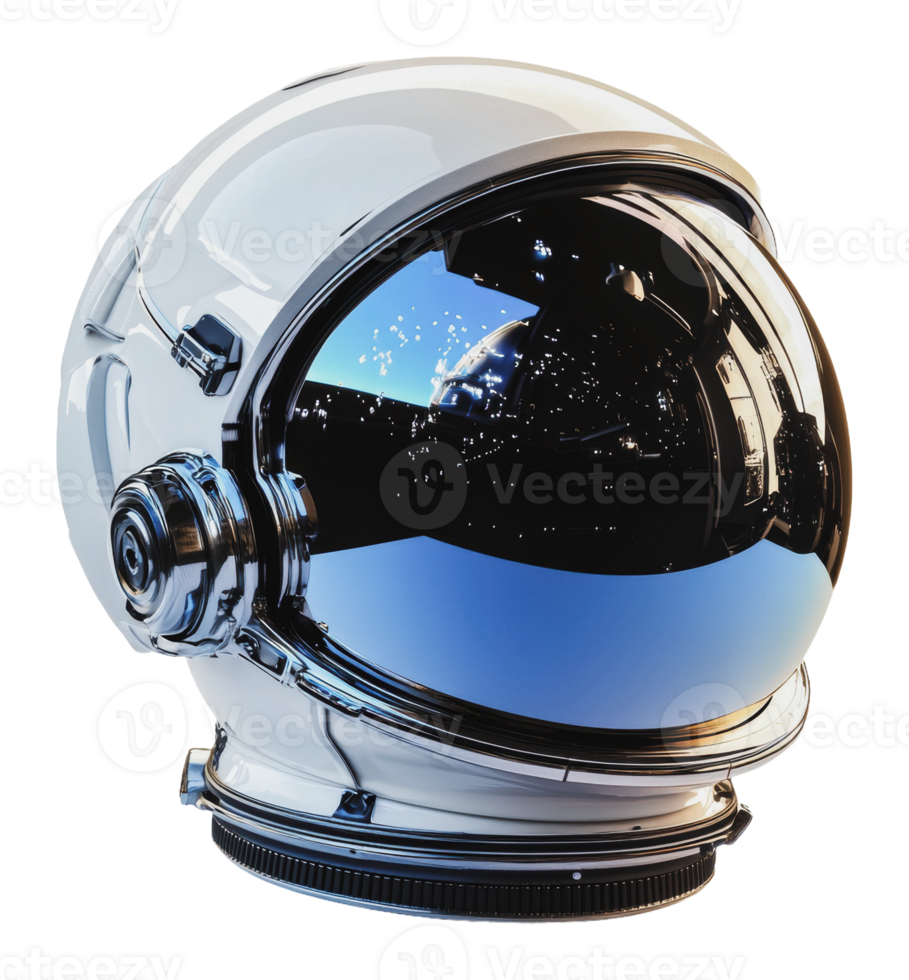 Reflective design space helmet png