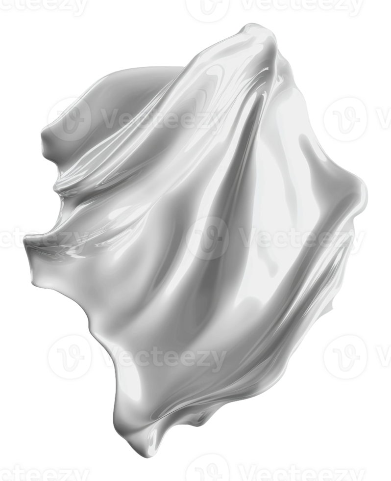 Creamy texture displaying smooth, wavy patterns png