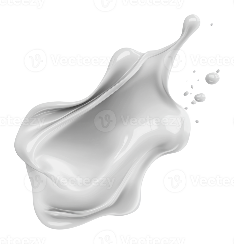 Milk texture splashing against a white backdrop png