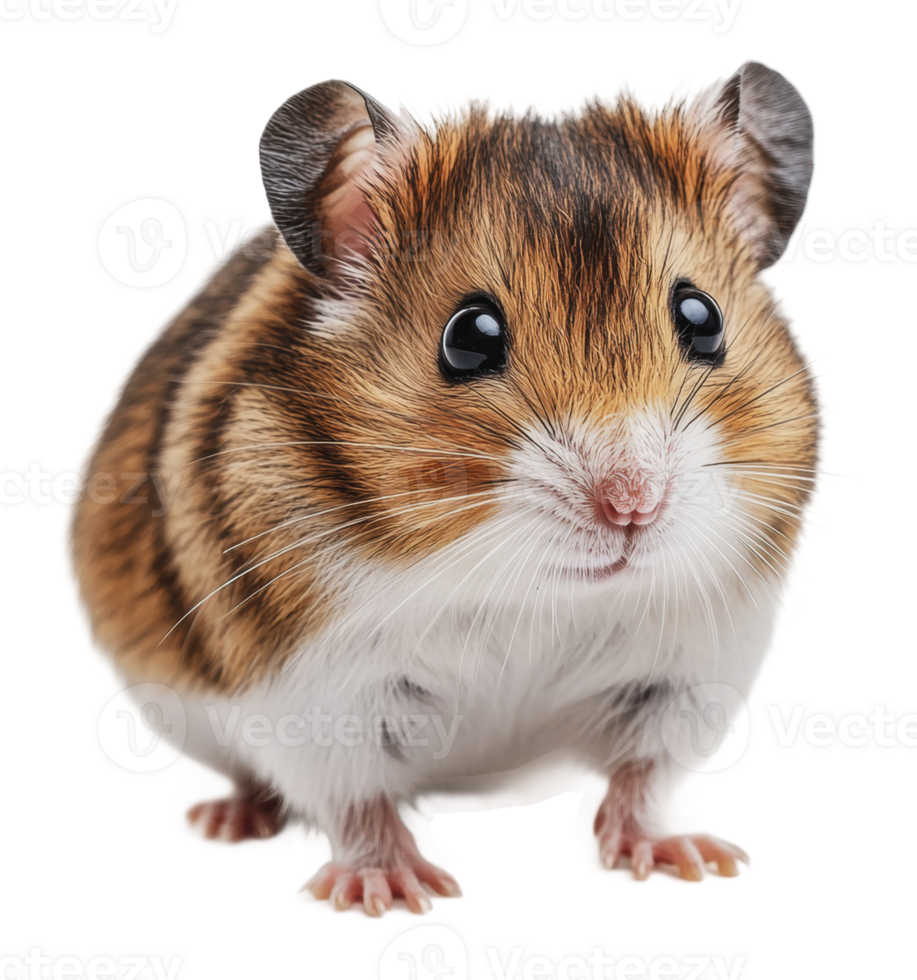 Cute hamster exploring its surroundings in detail png