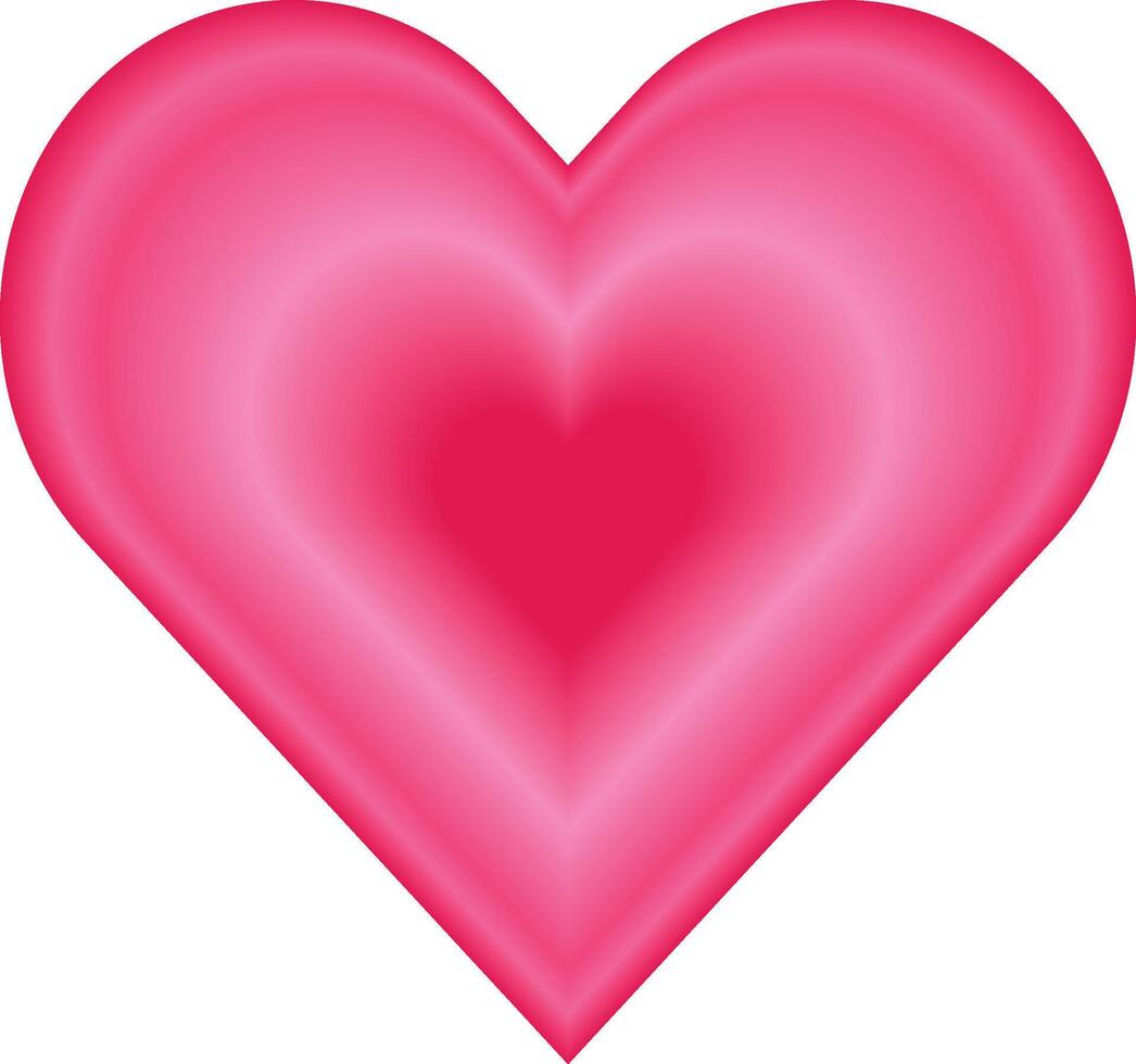 Heart shape inside design love vector