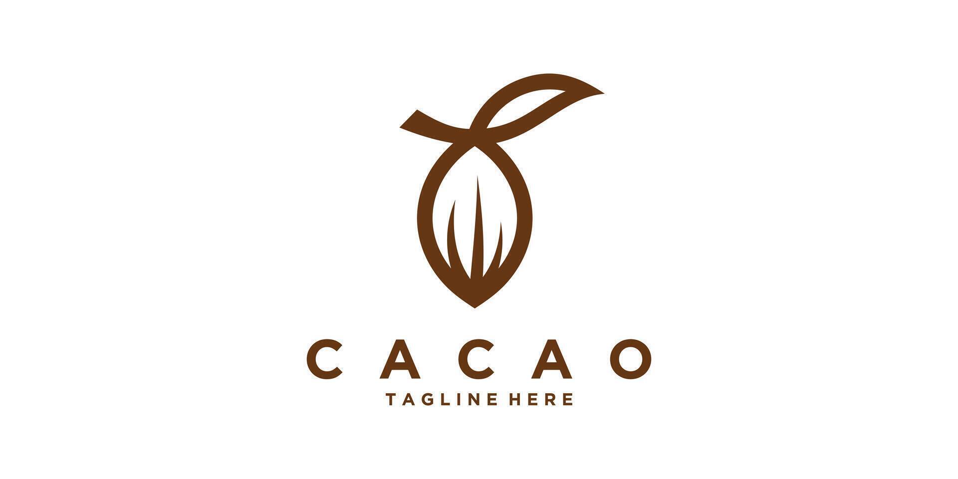 cocoa logo design, logo design , symbol, icon, idea, creative. vector