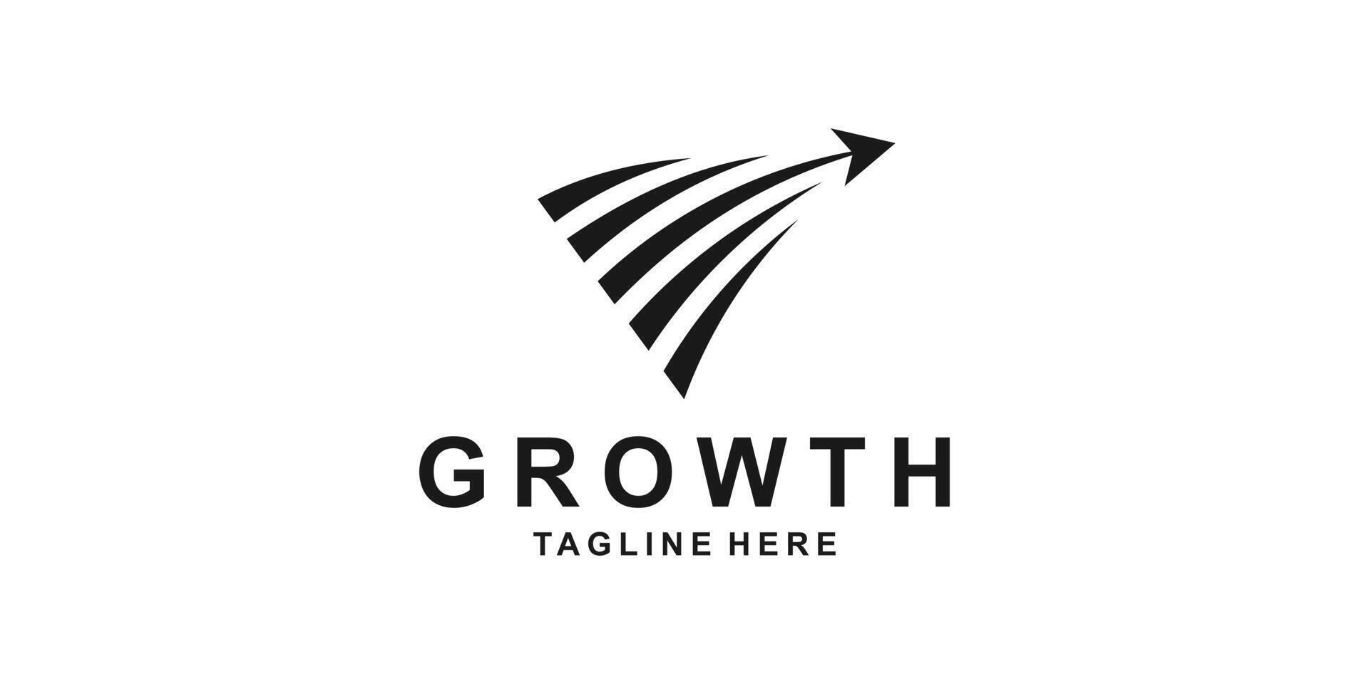 logo design growth, travel, aviation, plane, arrow, logo design , symbol, icon, idea, creative. vector