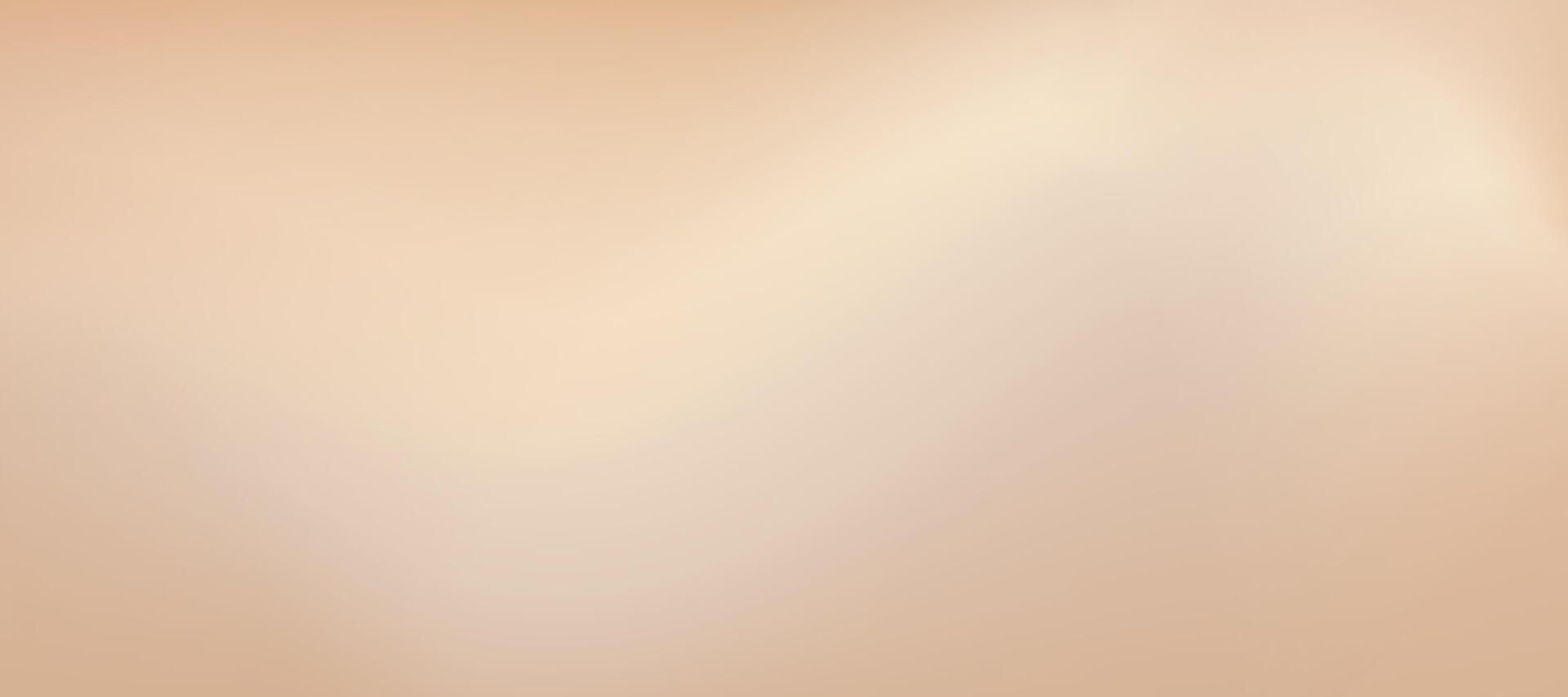 Abstract gradient background in light ivory color. Cream neutral backdrop vector