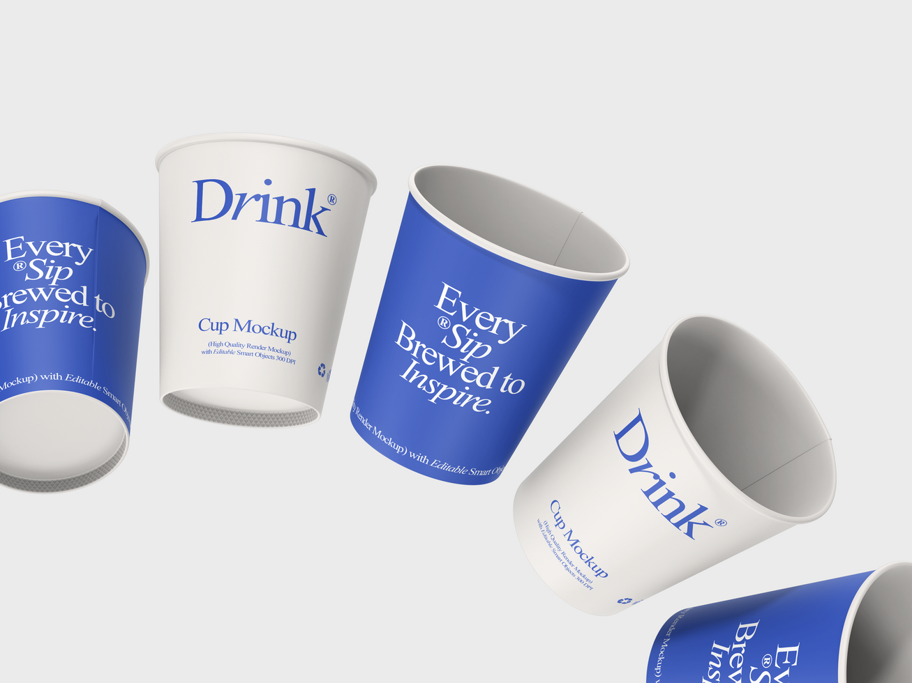 Paper Drink Cup Mockup psd